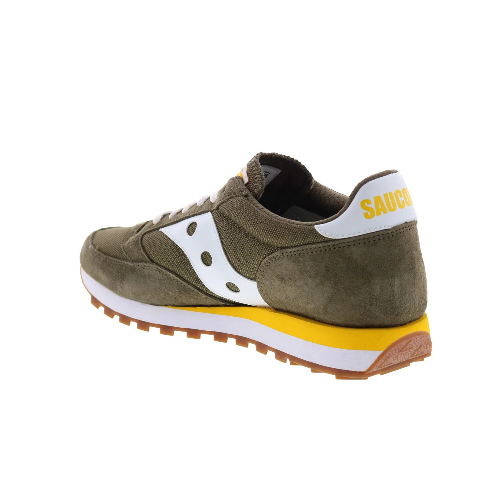 Saucony Jazz 81 S70539-23 Mens Green Suede Lifestyle Sneakers Shoes
