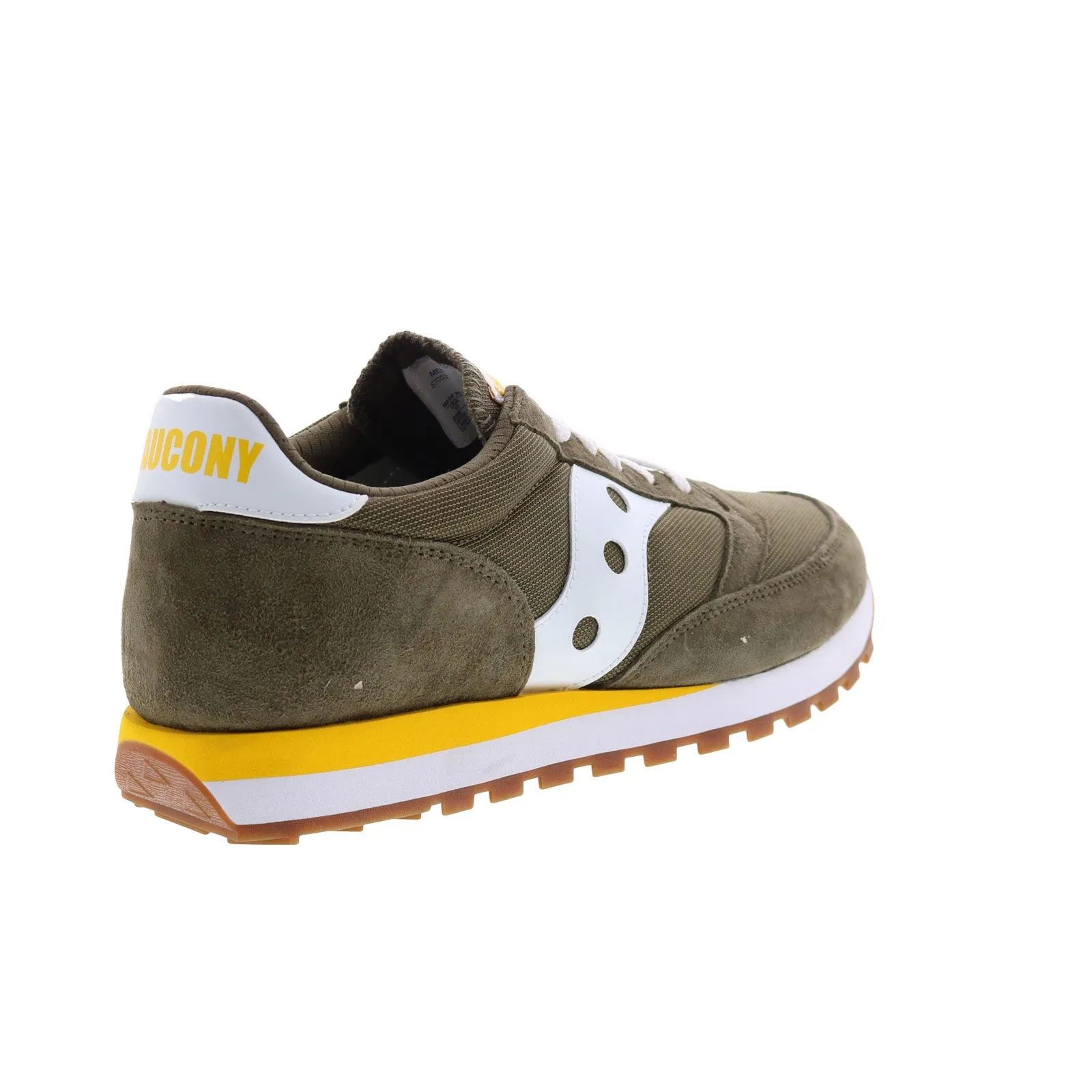 Saucony Jazz 81 S70539-23 Mens Green Suede Lifestyle Sneakers Shoes