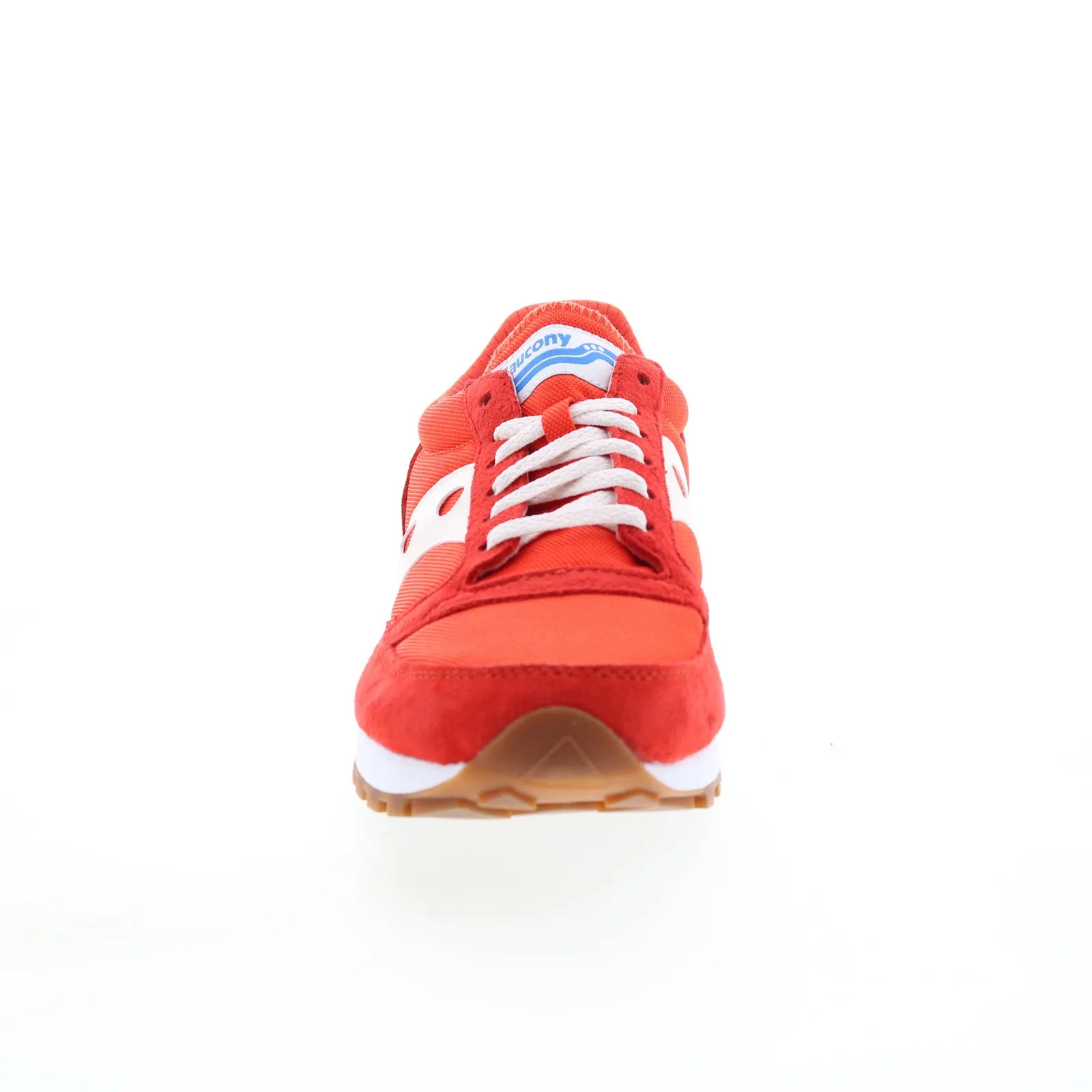 Saucony Jazz 81 S70539-26 Mens Red Suede Lace Up Lifestyle Sneakers Shoes