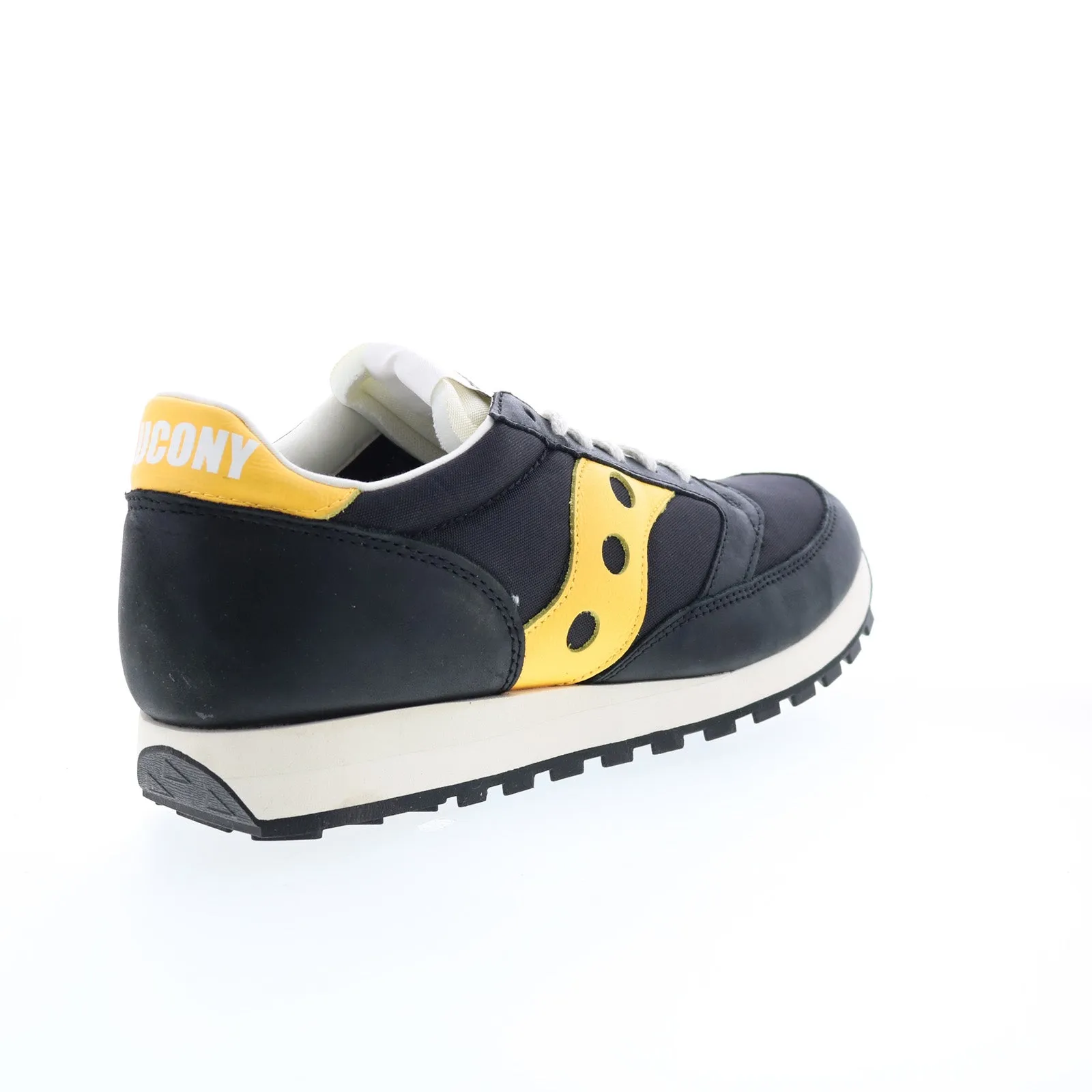 Saucony Jazz 81 S70563-1 Mens Black Leather Lifestyle Sneakers Shoes