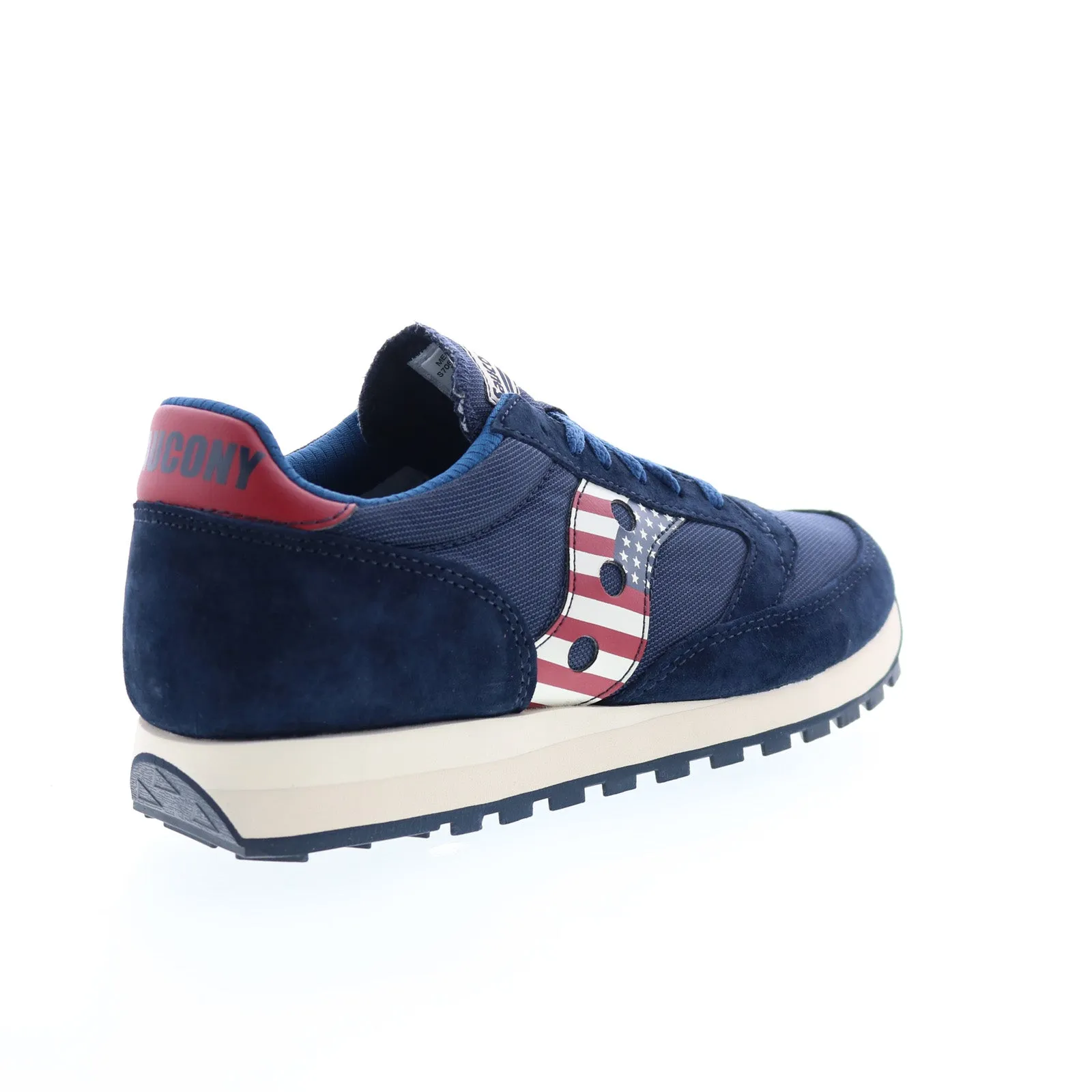 Saucony Jazz 81 USA S70613-76 Mens Blue Suede Lifestyle Sneakers Shoes