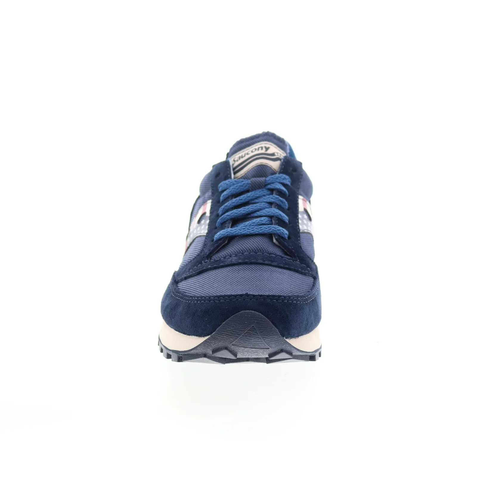 Saucony Jazz 81 USA S70613-76 Mens Blue Suede Lifestyle Sneakers Shoes