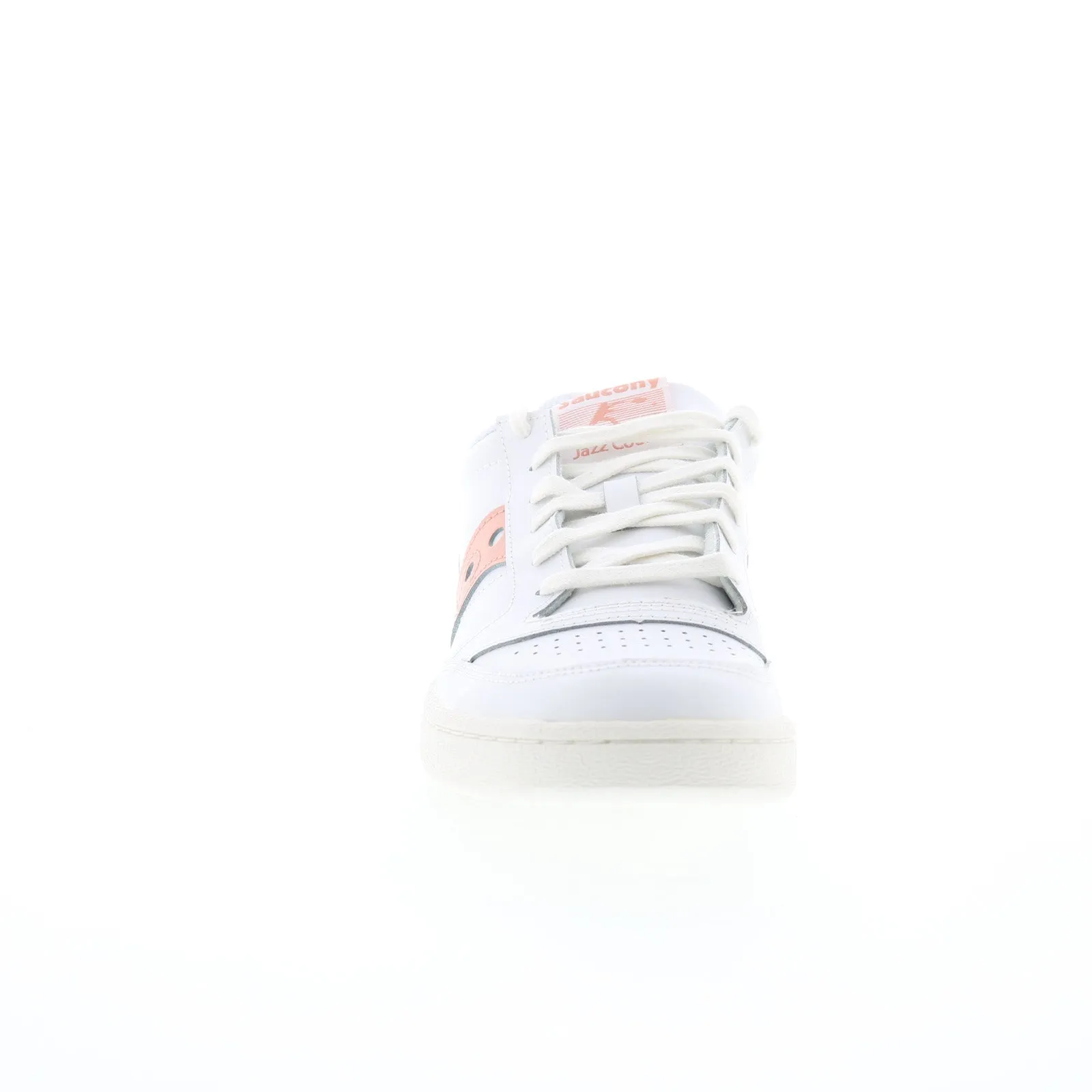 Saucony Jazz Court S60759-8 Womens White Leather Lifestyle Sneakers Shoes