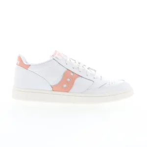 Saucony Jazz Court S60759-8 Womens White Leather Lifestyle Sneakers Shoes