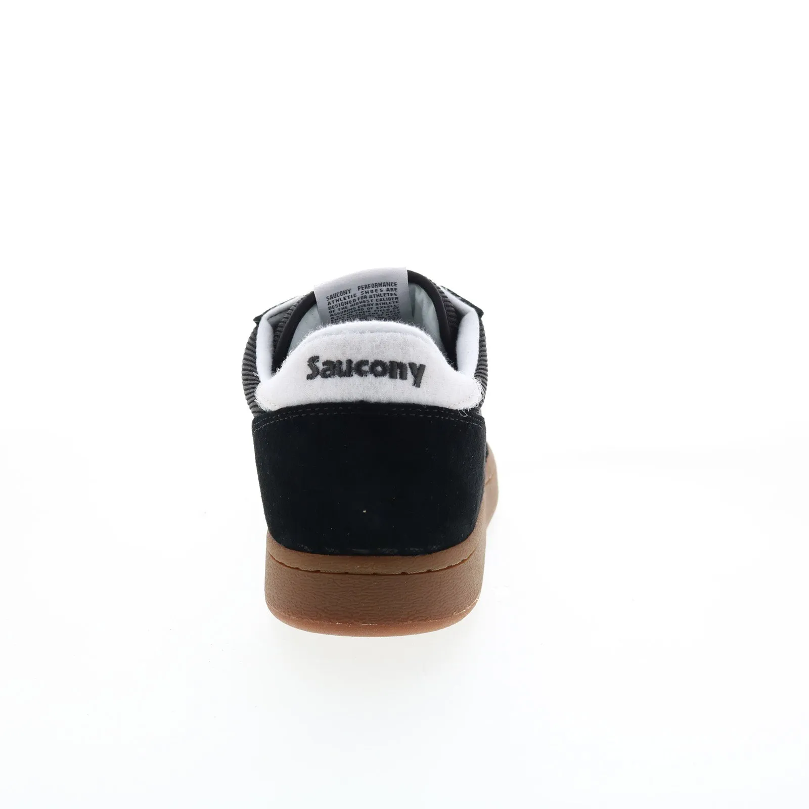 Saucony Jazz Court S70555-11 Mens Black Suede Lifestyle Sneakers Shoes