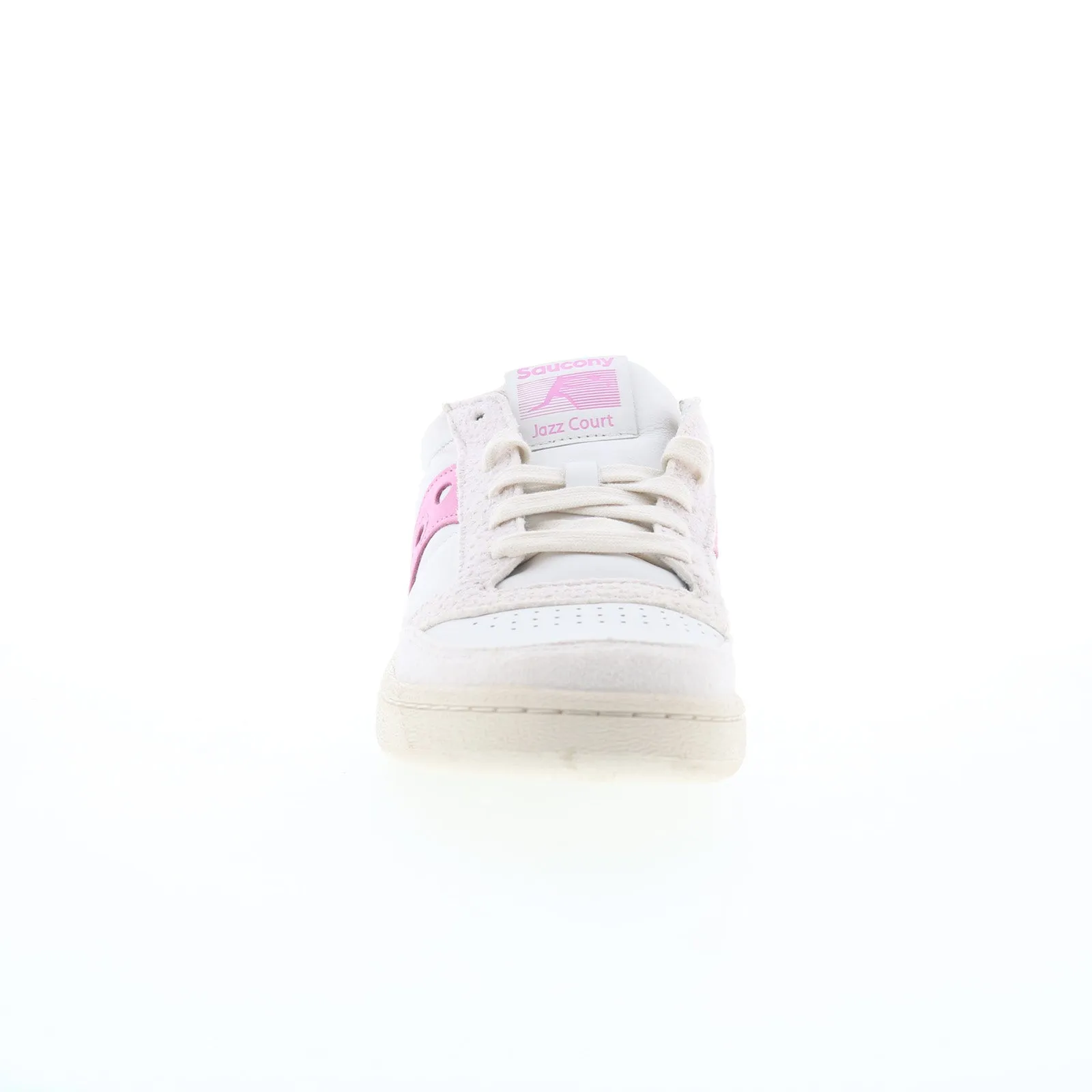 Saucony Jazz Court S70671-7 Mens White Suede Lifestyle Sneakers Shoes