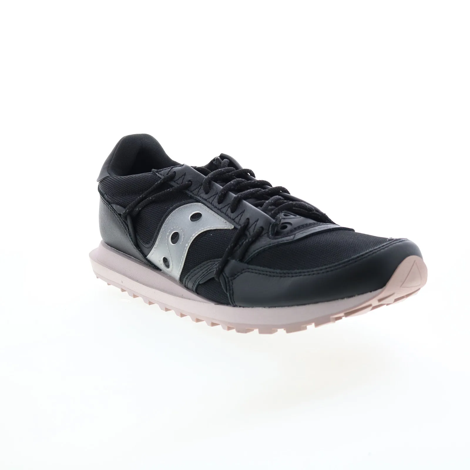 Saucony Jazz DST S70528-2 Mens Black Leather Lifestyle Sneakers Shoes