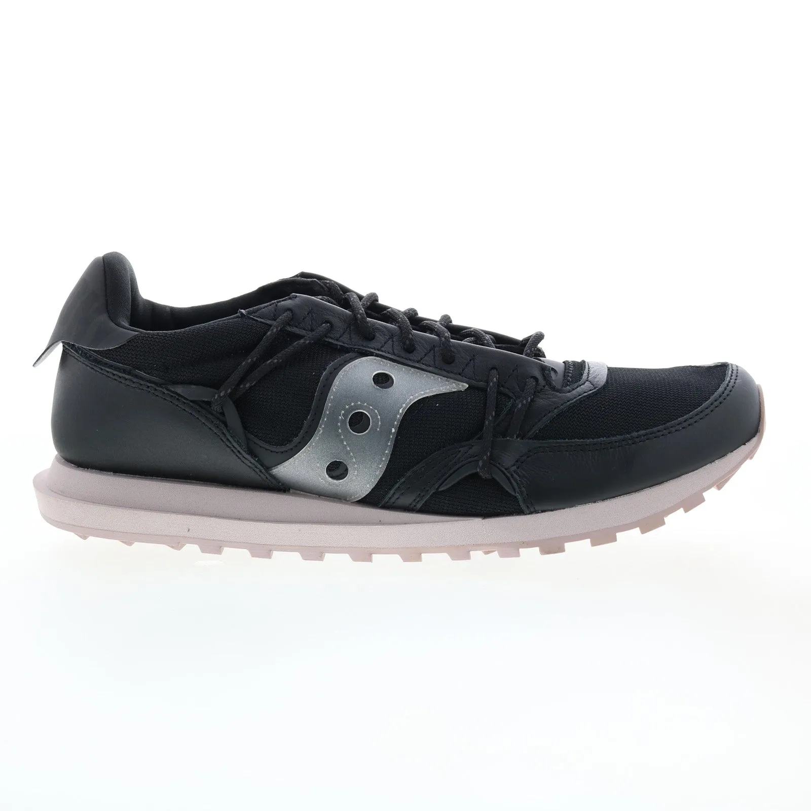 Saucony Jazz DST S70528-2 Mens Black Leather Lifestyle Sneakers Shoes