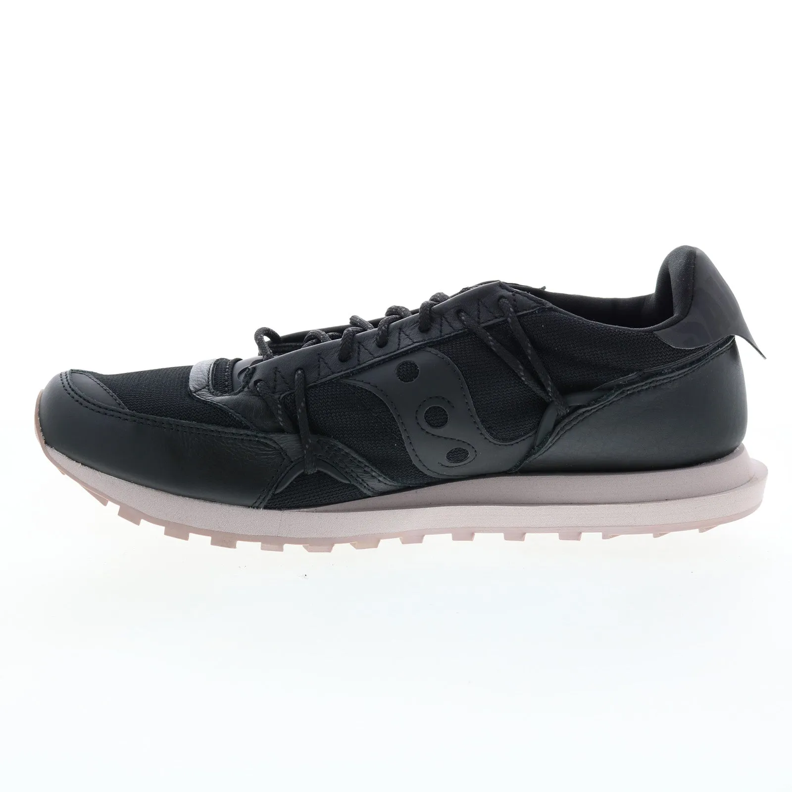 Saucony Jazz DST S70528-2 Mens Black Leather Lifestyle Sneakers Shoes