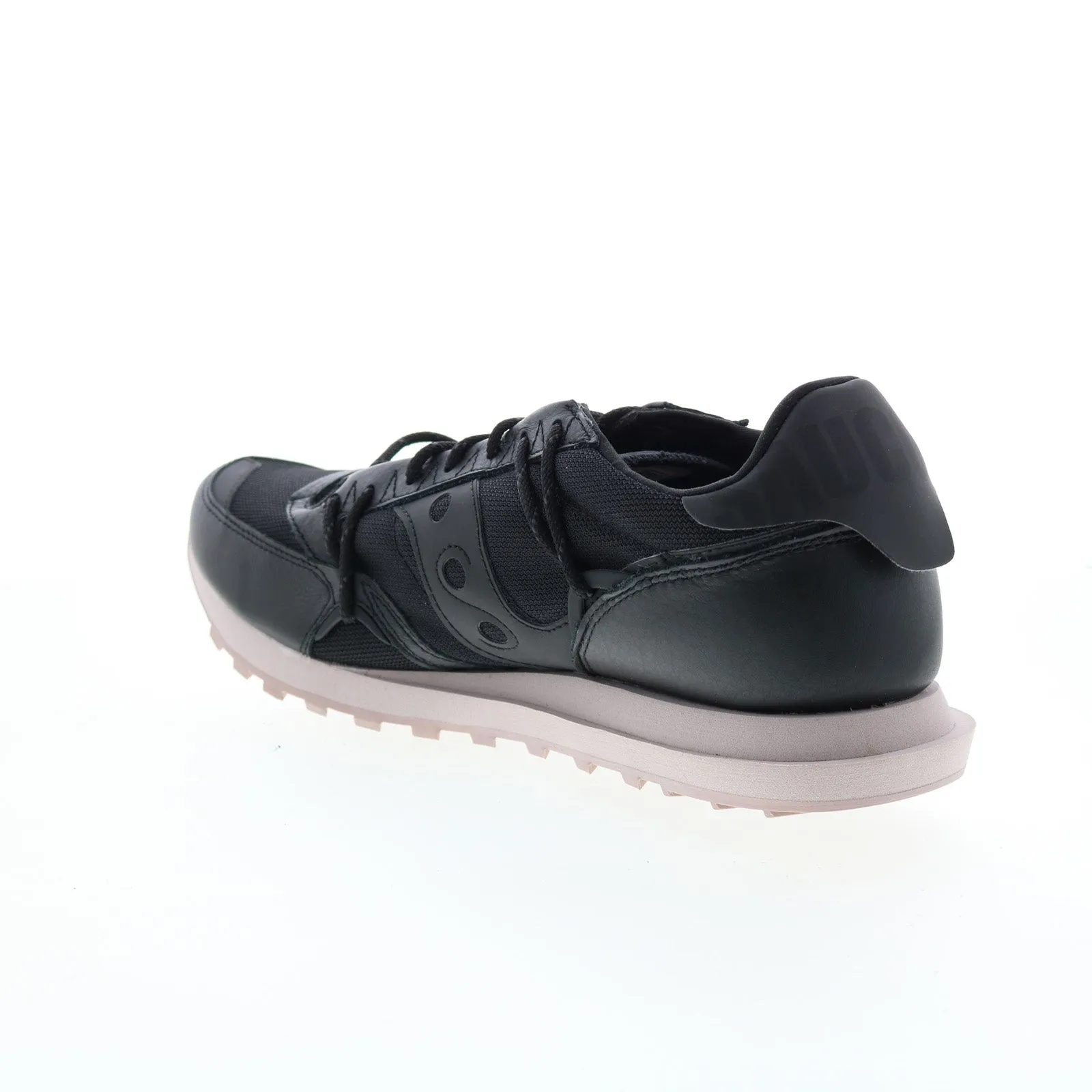 Saucony Jazz DST S70528-2 Mens Black Leather Lifestyle Sneakers Shoes