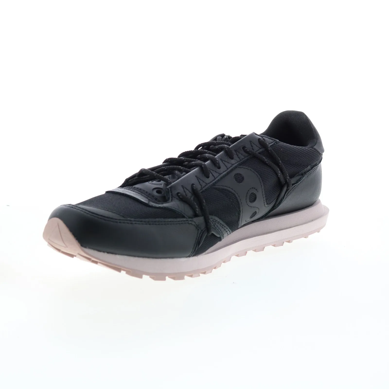Saucony Jazz DST S70528-2 Mens Black Leather Lifestyle Sneakers Shoes