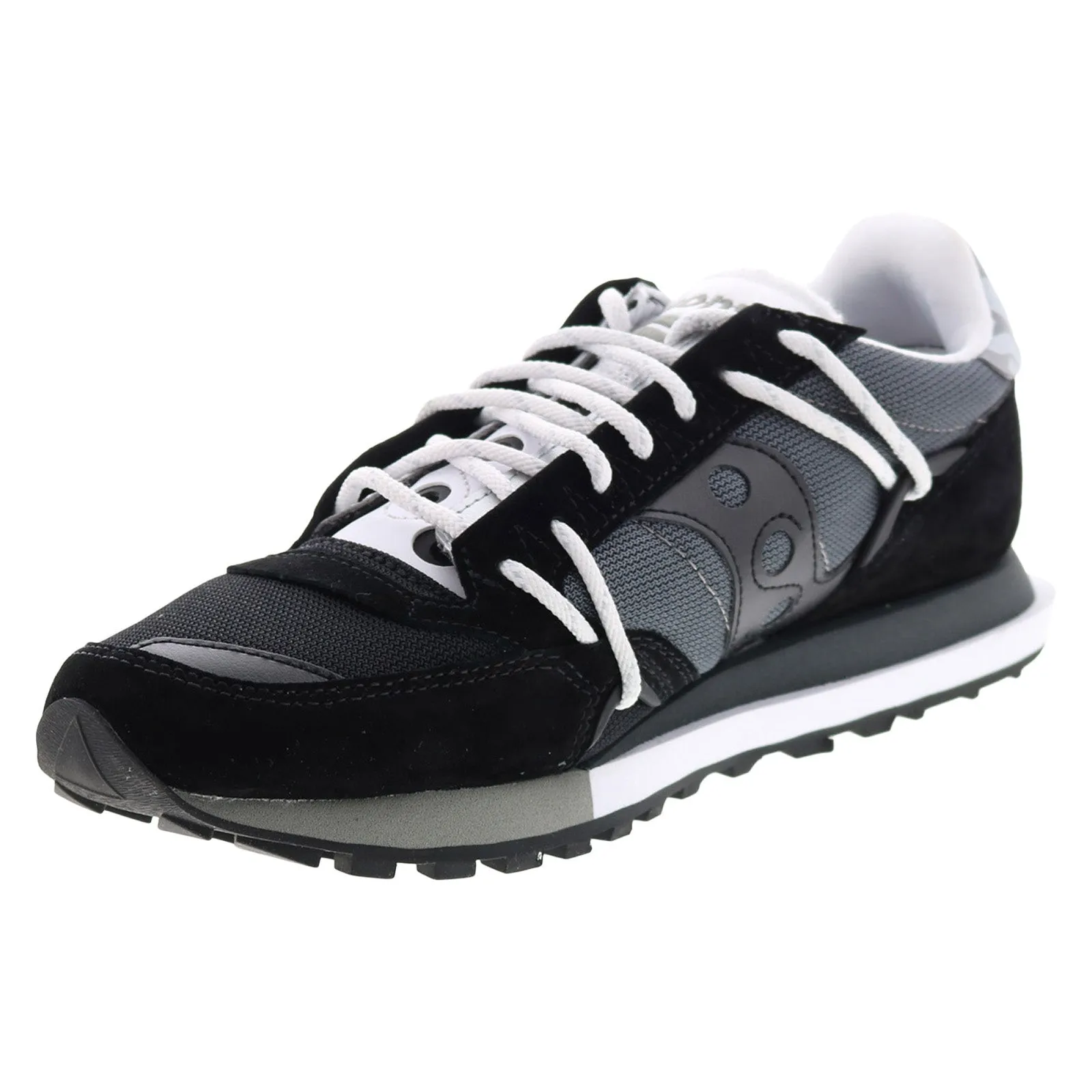 Saucony Jazz DST S70528-6 Mens Black Suede Lifestyle Sneakers Shoes