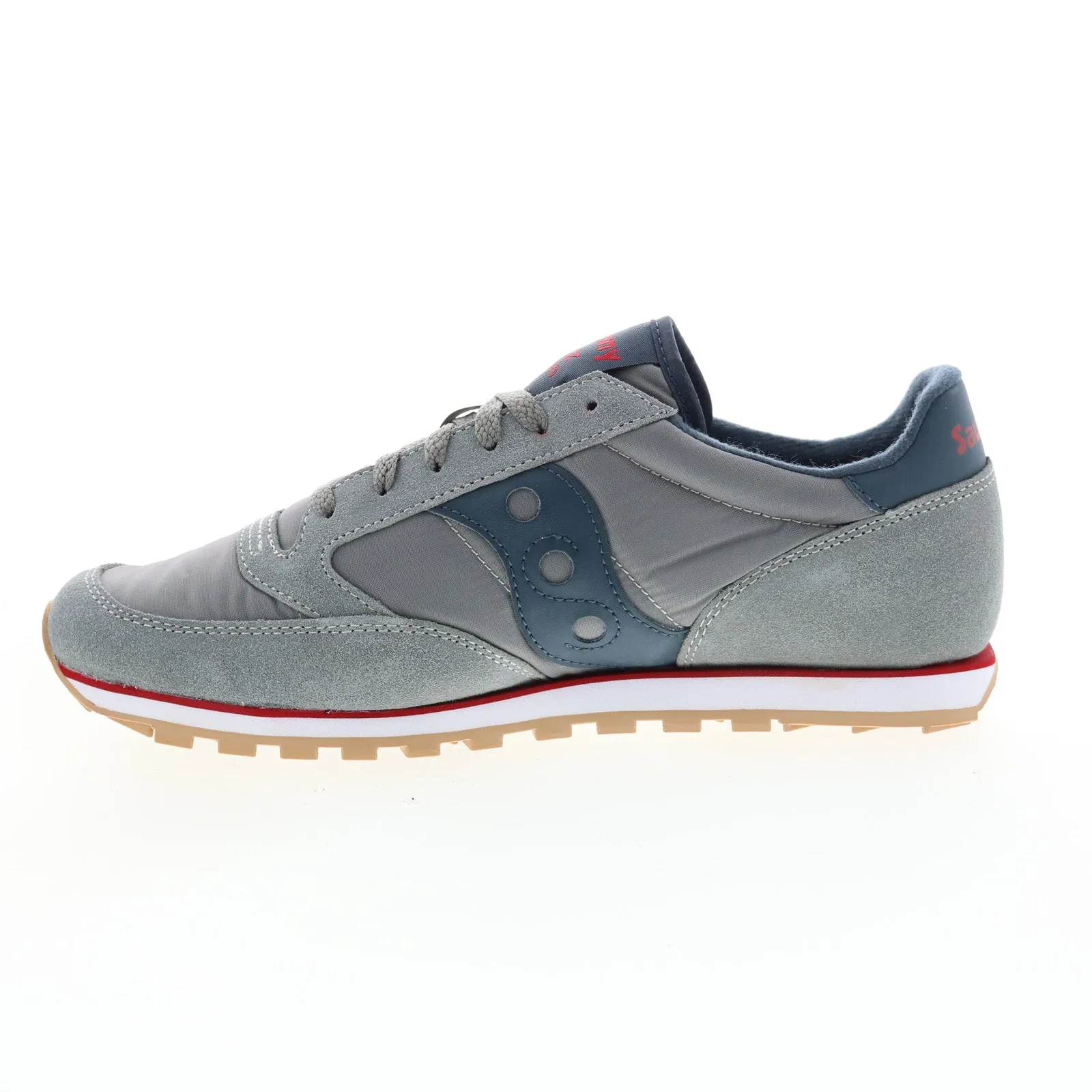 Saucony Jazz Lowpro 2866-133 Mens Gray Suede Lifestyle Sneakers Shoes