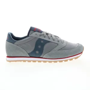 Saucony Jazz Lowpro 2866-133 Mens Gray Suede Lifestyle Sneakers Shoes
