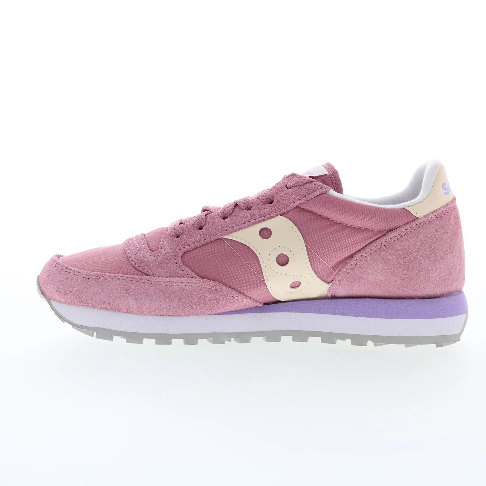 Saucony Jazz Original S1044-673 Womens Pink Suede Lifestyle Sneakers Shoes