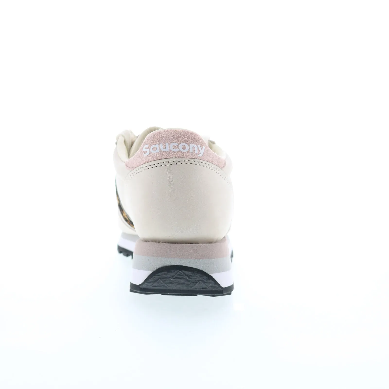 Saucony Jazz Triple S60727-2 Womens Beige Leather Lifestyle Sneakers Shoes