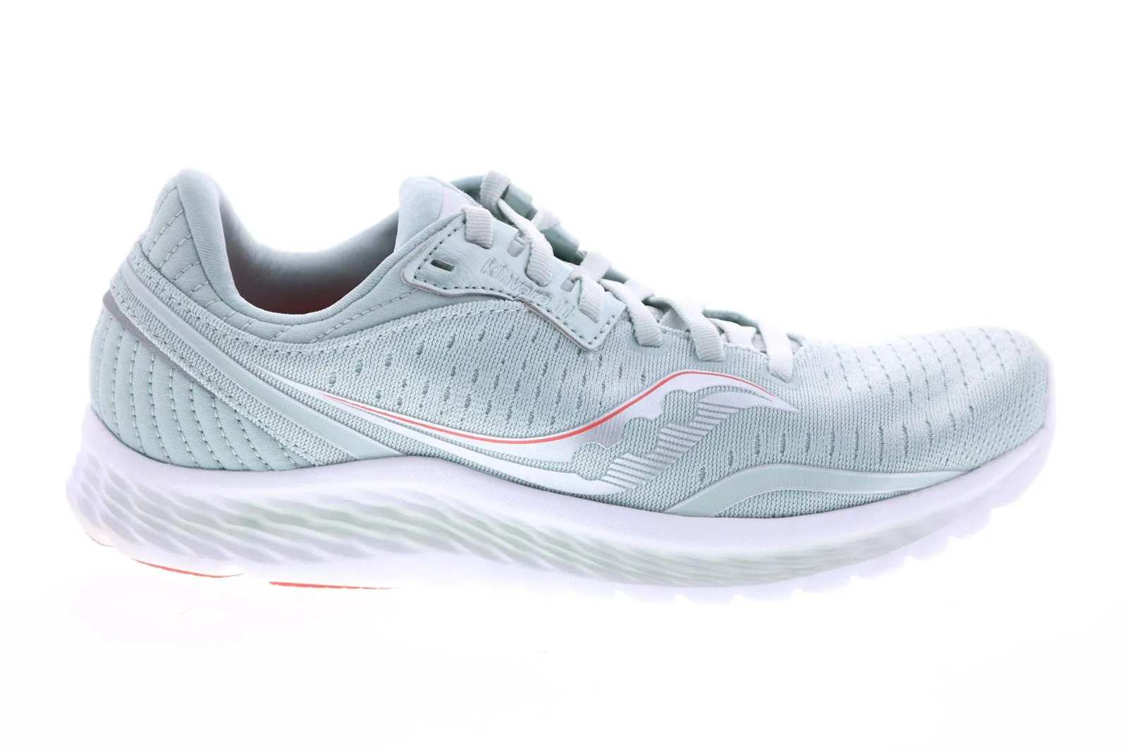 Saucony Kinvara 11 S10551-45 Womens Gray Mesh Lace Up Lifestyle Sneakers Shoes