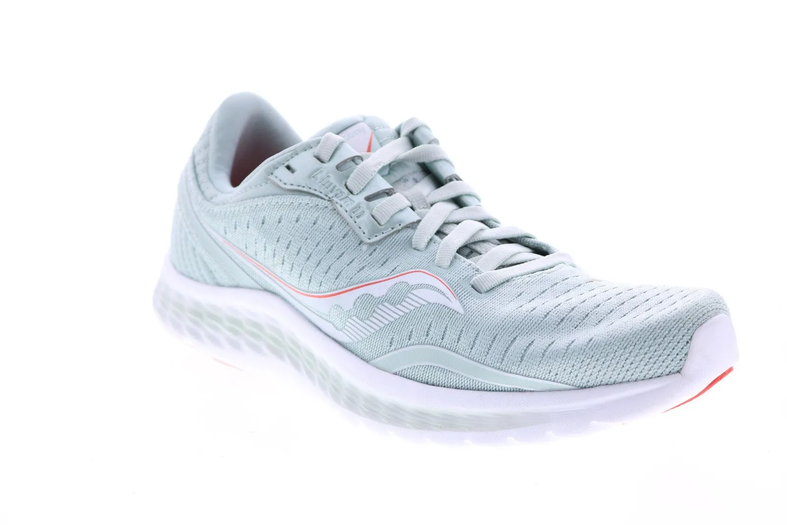Saucony Kinvara 11 S10551-45 Womens Gray Mesh Lace Up Lifestyle Sneakers Shoes