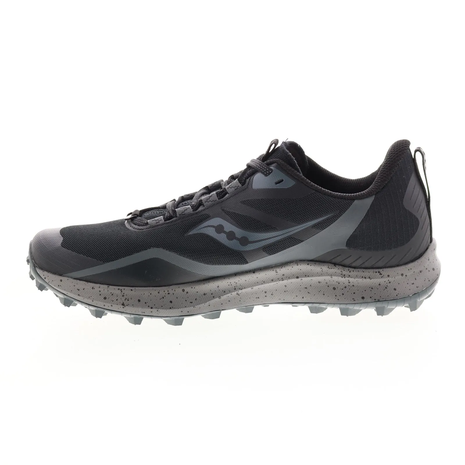 Saucony Peregrine 12 Trail Running S20737-05 Mens Black Athletic Hiking Shoes