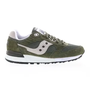 Saucony Shadow 5000 S70665-3 Mens Green Suede Lifestyle Sneakers Shoes