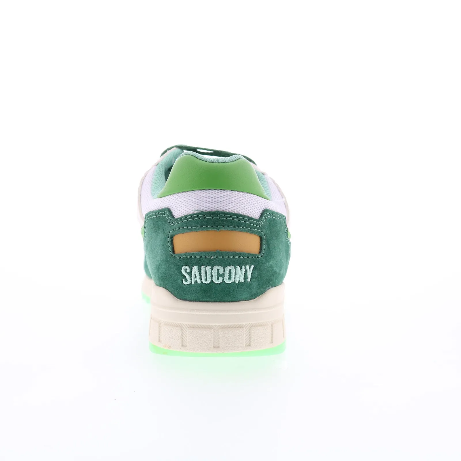 Saucony Shadow 5000 S70769-1 Mens Green Suede Lifestyle Sneakers Shoes