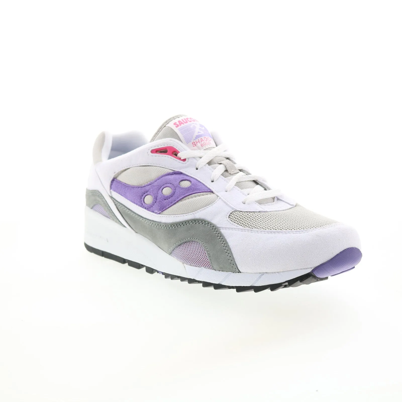 Saucony Shadow 6000 S70441-2 Mens White Synthetic Lifestyle Sneakers Shoes