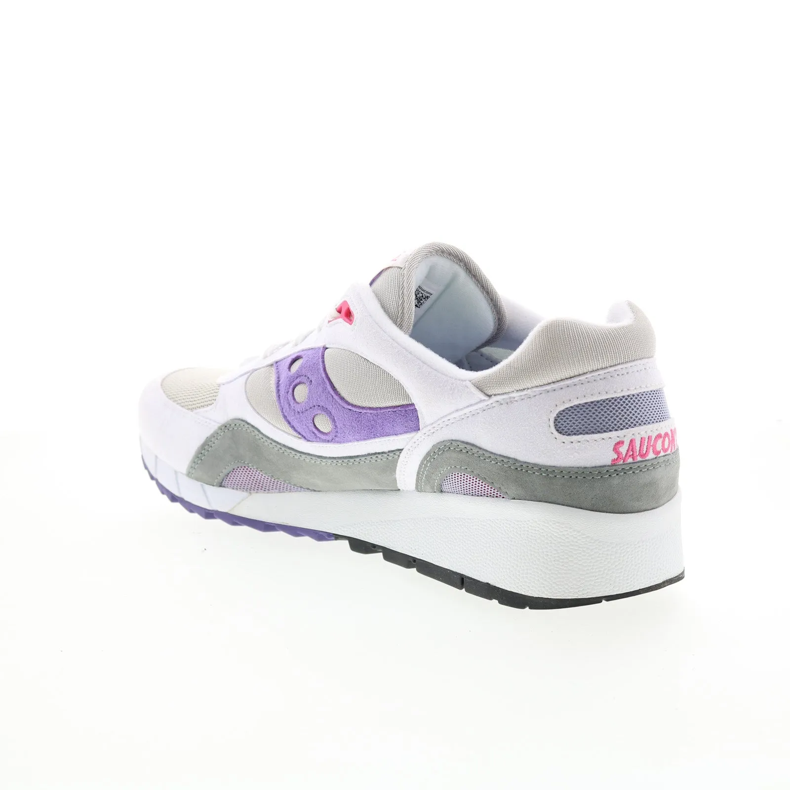 Saucony Shadow 6000 S70441-2 Mens White Synthetic Lifestyle Sneakers Shoes