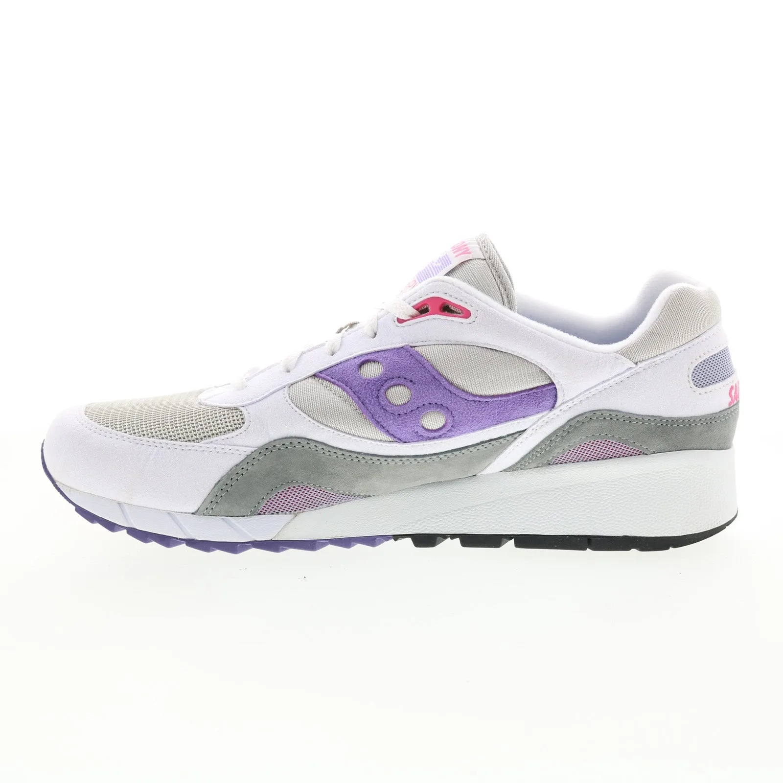 Saucony Shadow 6000 S70441-2 Mens White Synthetic Lifestyle Sneakers Shoes