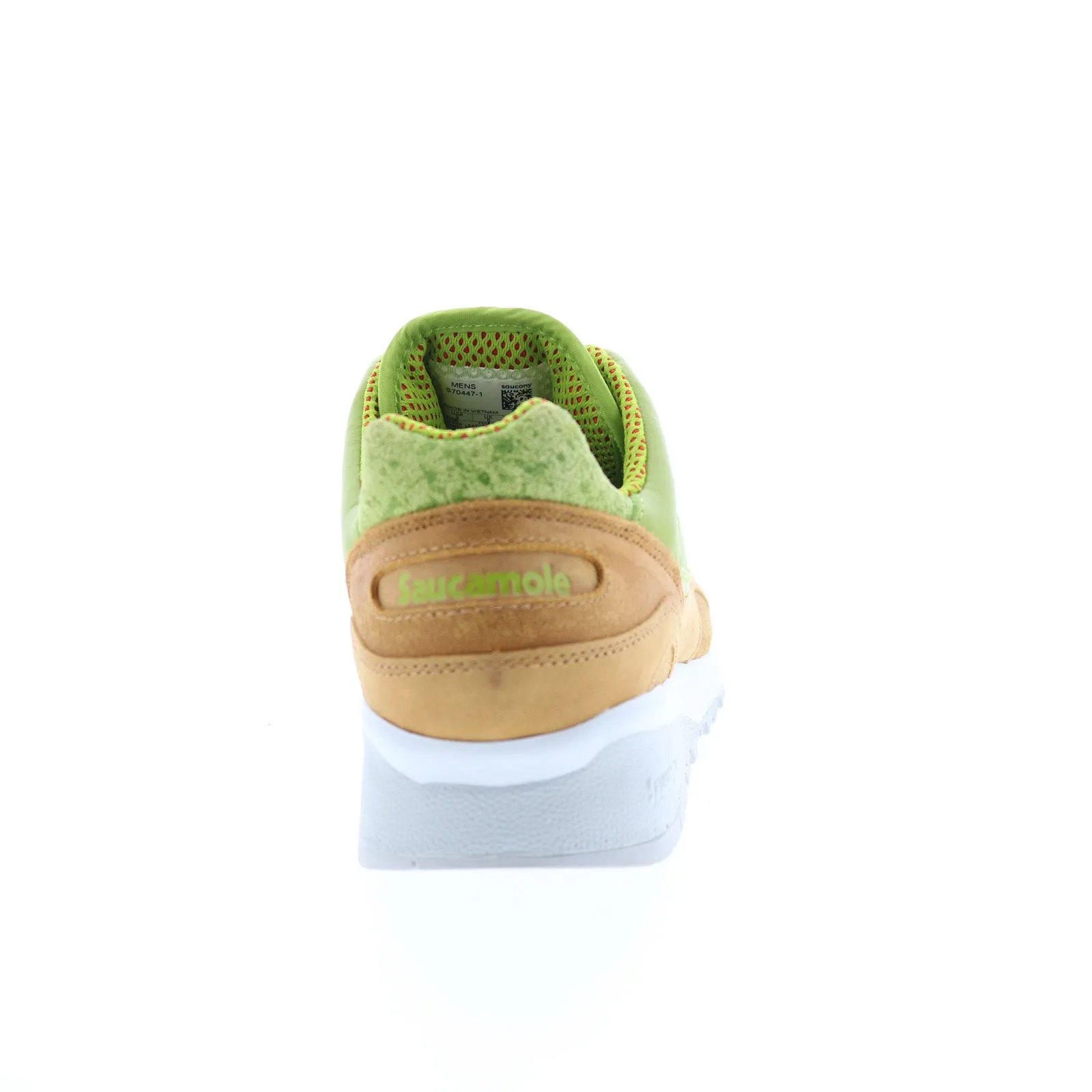 Saucony Shadow 6000 S70447-1 Mens Green Suede Lifestyle Sneakers Shoes