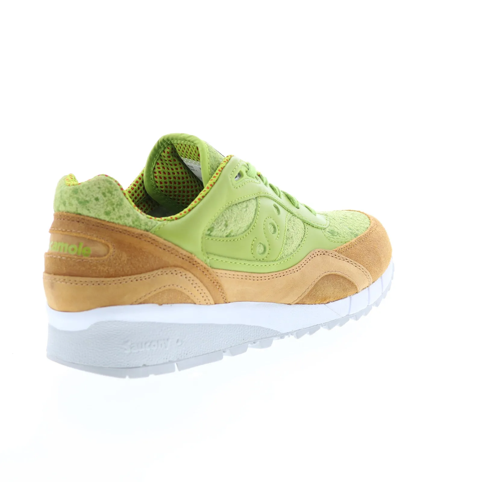 Saucony Shadow 6000 S70447-1 Mens Green Suede Lifestyle Sneakers Shoes