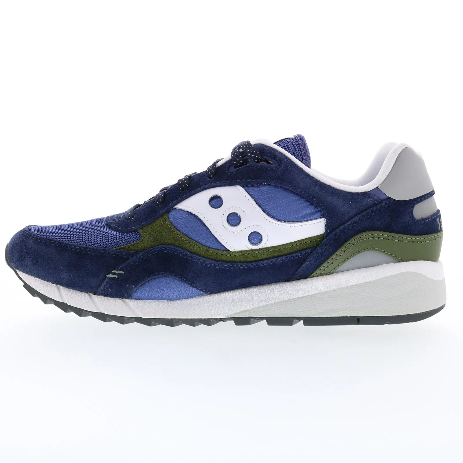 Saucony Shadow 6000 S70674-4 Mens Blue Suede Lifestyle Sneakers Shoes