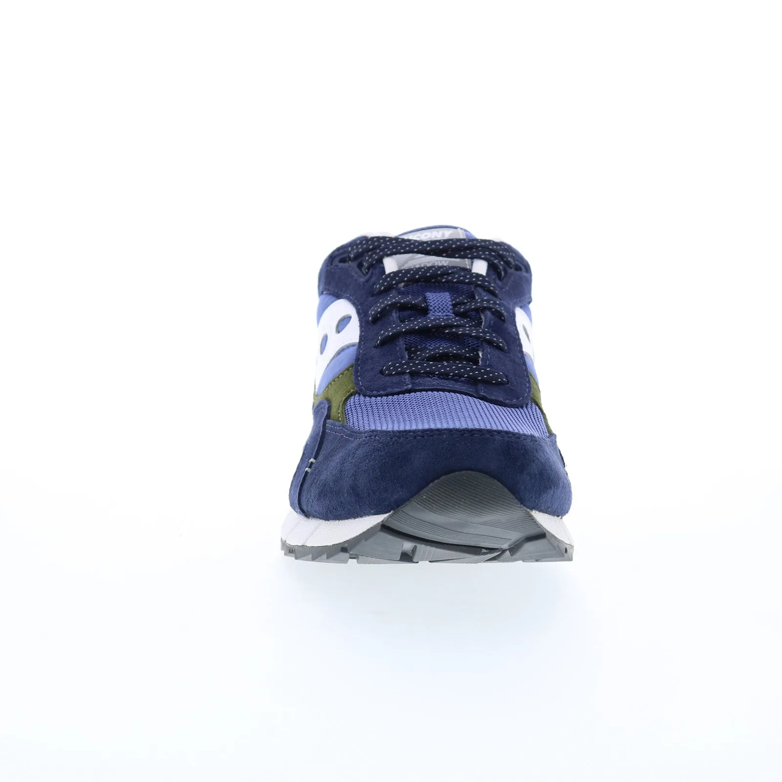 Saucony Shadow 6000 S70674-4 Mens Blue Suede Lifestyle Sneakers Shoes