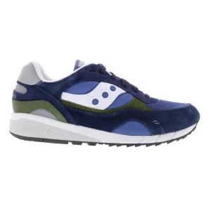 Saucony Shadow 6000 S70674-4 Mens Blue Suede Lifestyle Sneakers Shoes