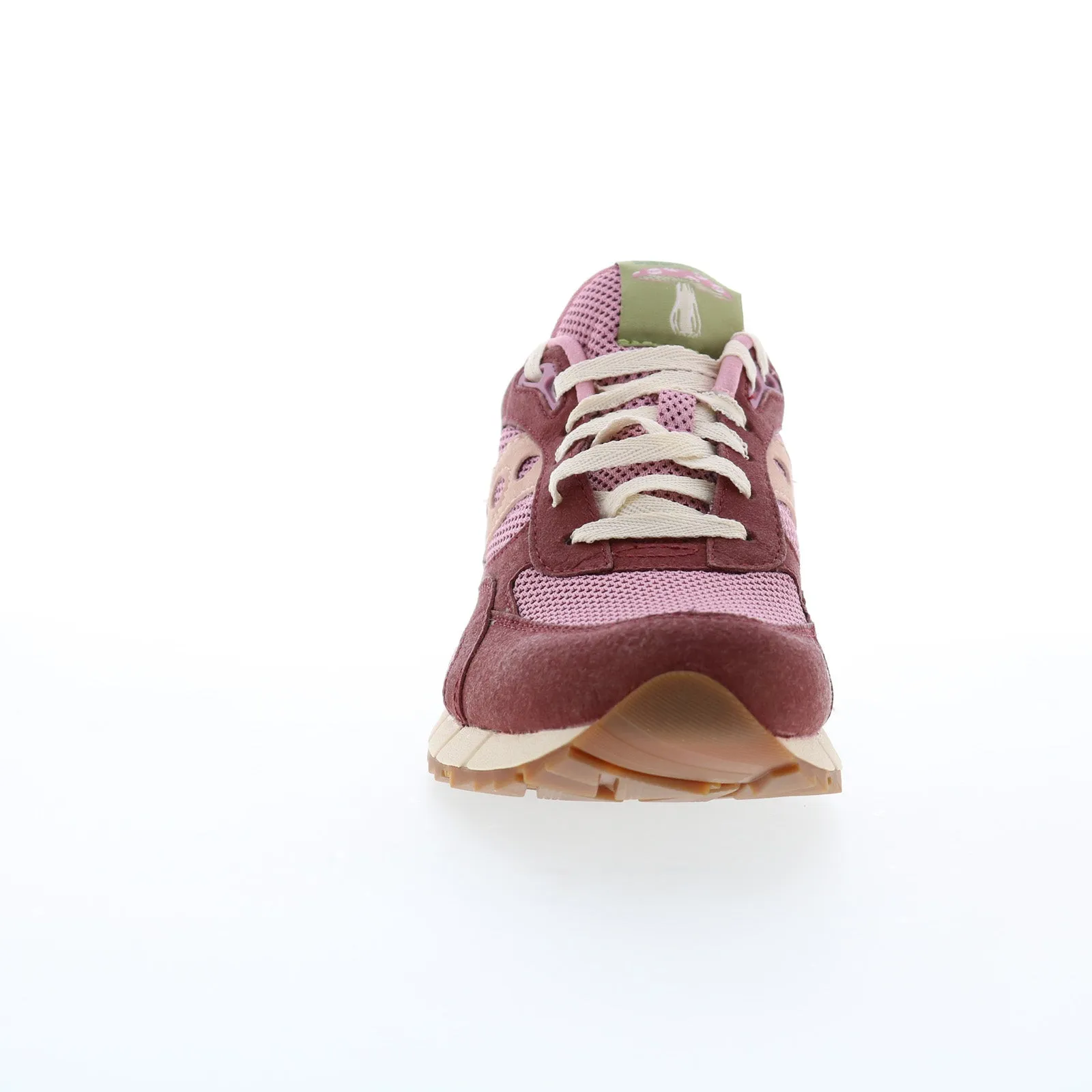 Saucony Shadow 6000 S70747-2 Mens Burgundy Suede Lifestyle Sneakers Shoes