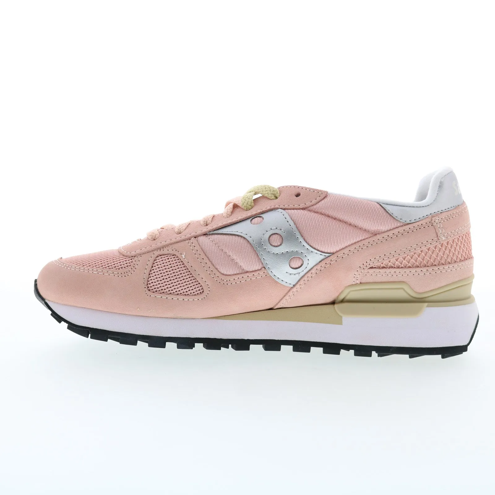 Saucony Shadow Original S1108-810 Womens Pink Suede Lifestyle Sneakers Shoes