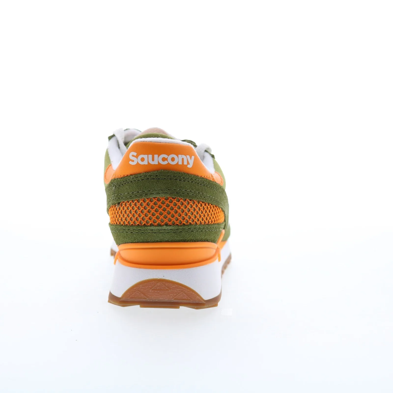 Saucony Shadow Original S2108-852 Mens Green Suede Lifestyle Sneakers Shoes