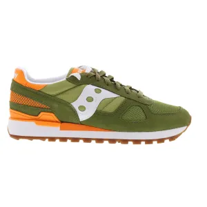 Saucony Shadow Original S2108-852 Mens Green Suede Lifestyle Sneakers Shoes