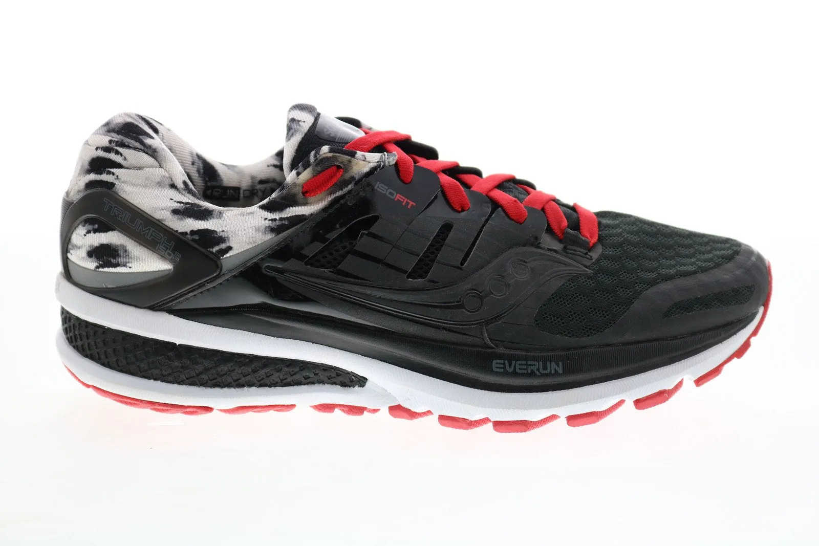 Saucony Triumph LR S10309-1 Womens Black Canvas Lifestyle Sneakers Shoes