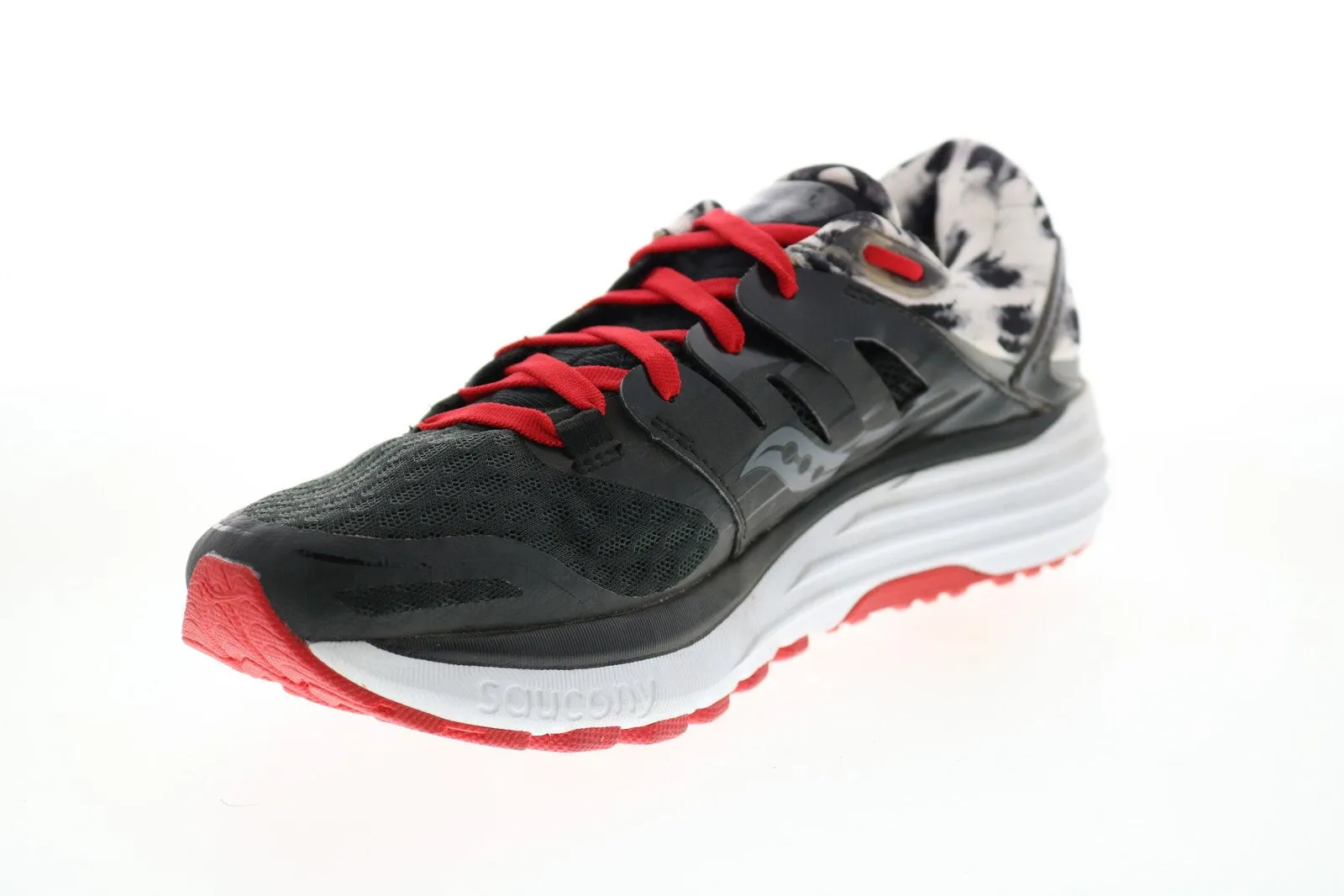 Saucony Triumph LR S10309-1 Womens Black Canvas Lifestyle Sneakers Shoes