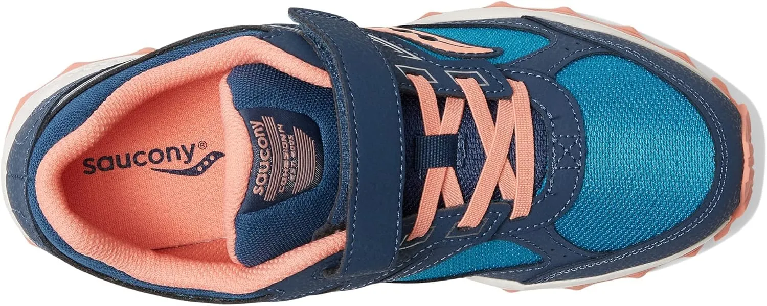 Saucony Unisex-Child Cohesion Tr14 Alternative Closure Trail Running Shoe