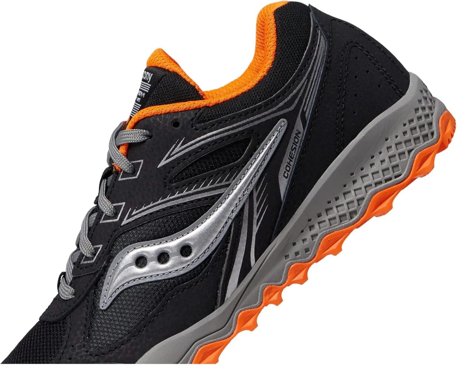Saucony Unisex-Child Cohesion Tr14 Lace to Toe Trail Running Shoe