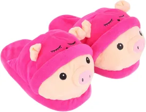 Sheep slippers Interesting animal shoes Warm keeping plush adult cartoon slippers for men and women at home