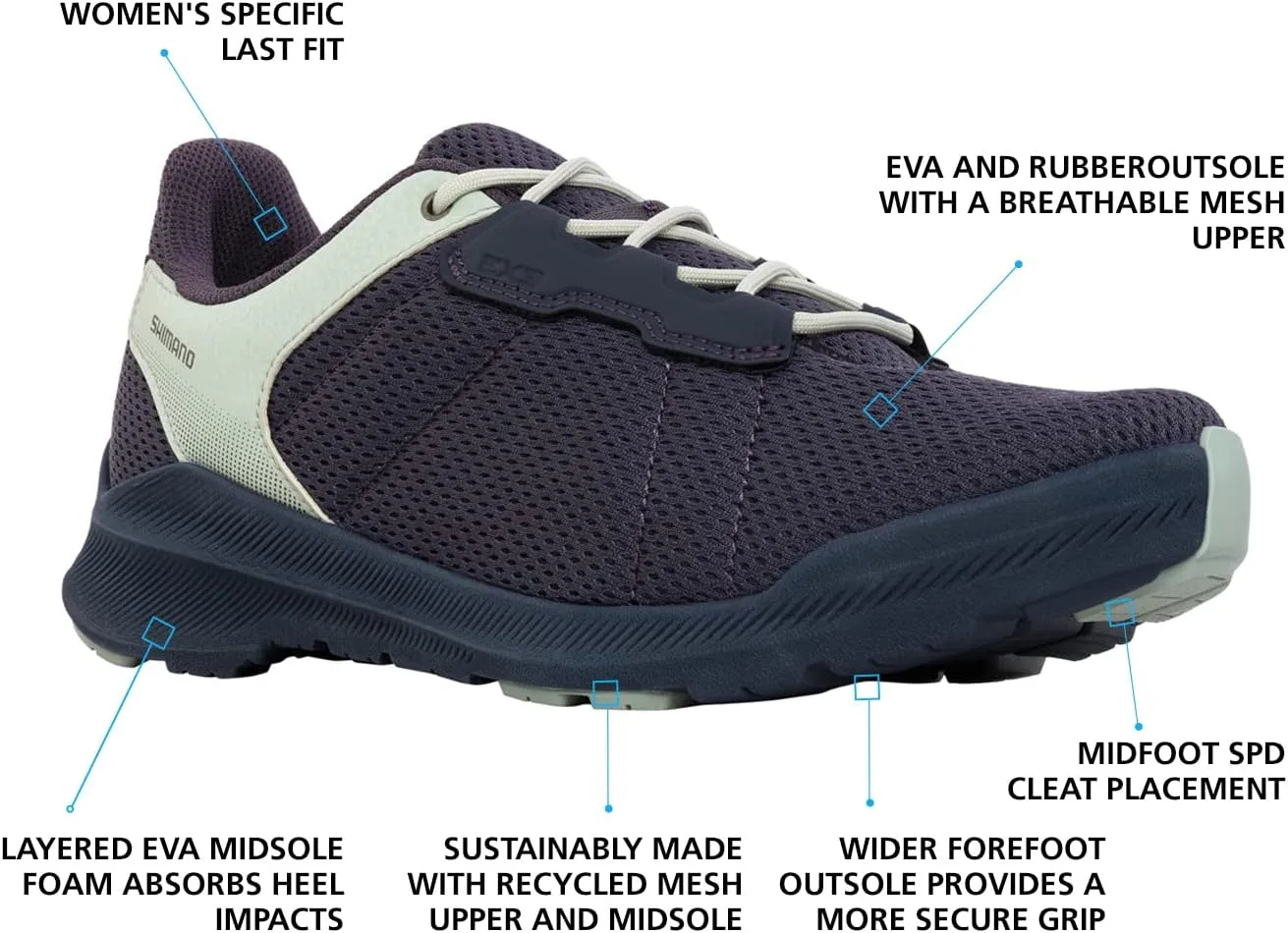 SHIMANO SH-EX300W Women’s City Cycling Shoe