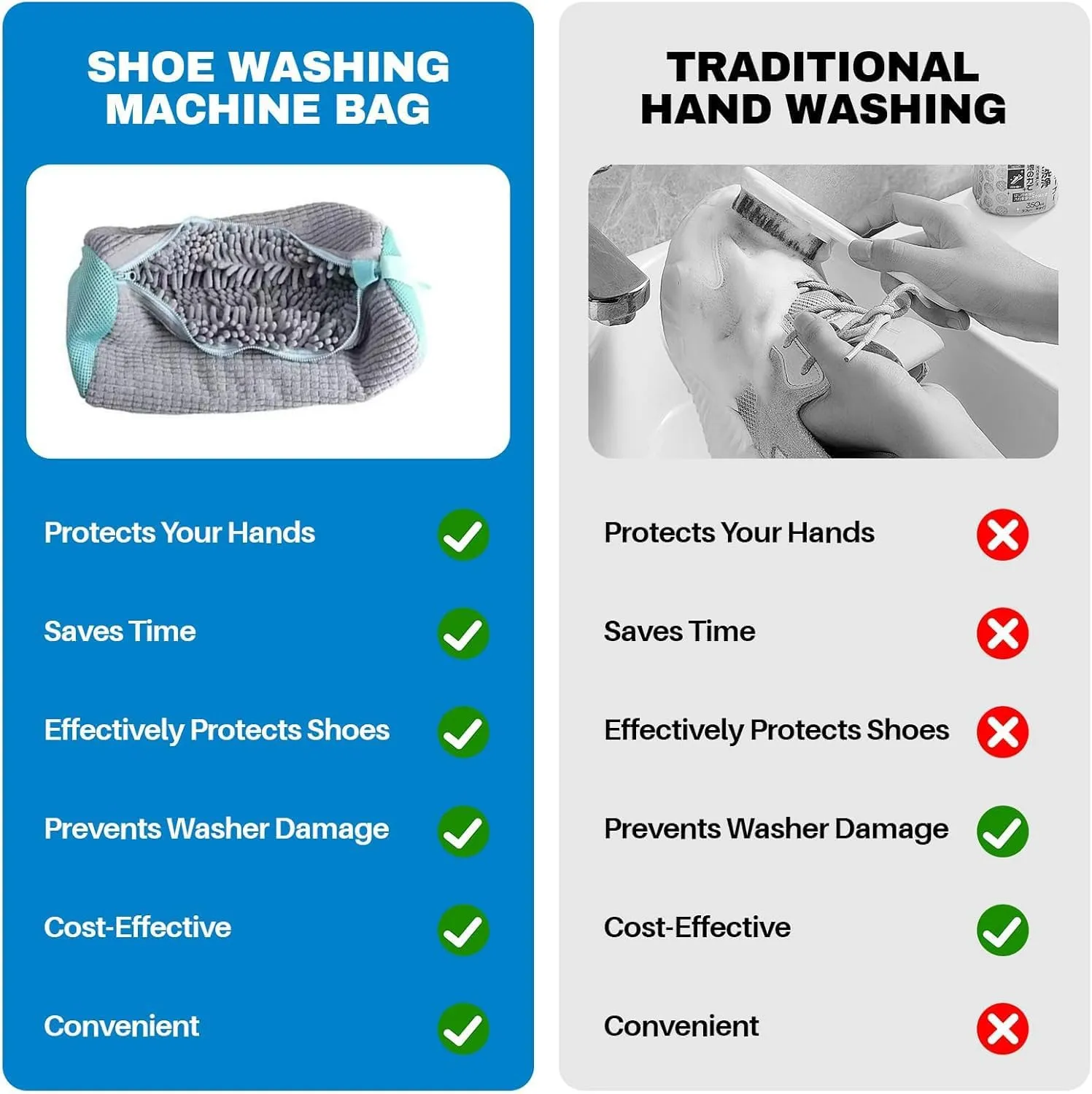 Shoe Laundry Bags for Washing Machine, 4 Pcs Shoe Washing Bag, Laundry Shoe Bag for Washer and Dryer, Reusable Shoe Washing Bags Shoe Washing Machine Bag (Grey-4Pcs)