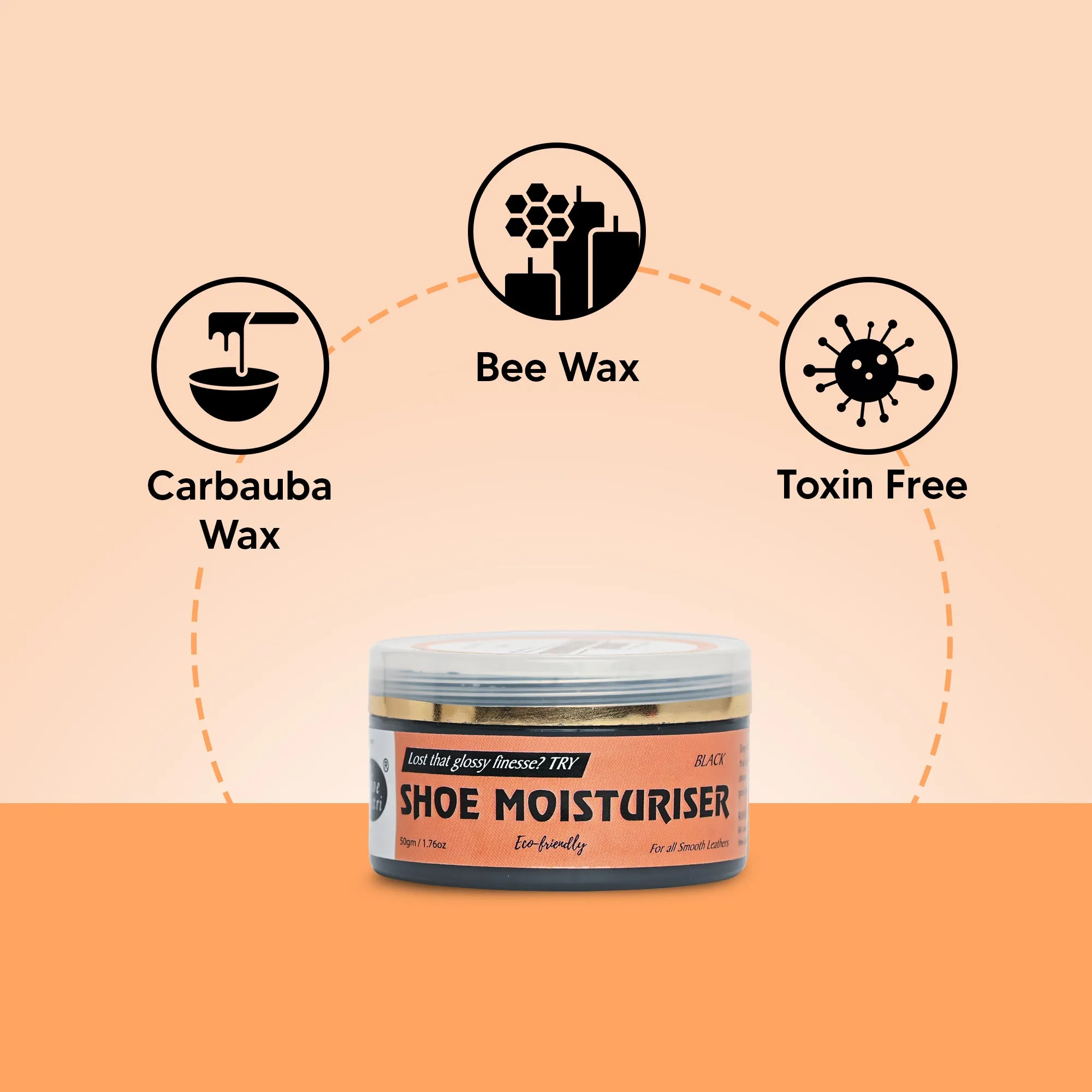 Shoe Mistri Shoe Moisturiser (Black)-Suitable for Soft Leathers