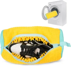 Shoe Washing Machine Bag, Shoe Wash Bag for Washing Machine with Keep Shoes Clean, Shoe Washing Bag with Reusable and Durable Zipper, Sneaker Tennis Shoe Cleaner Kit for Shoes, Sneakers, Trainers