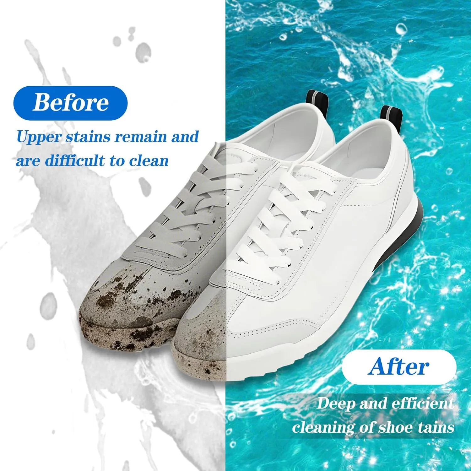 Shoe Washing Machine Bag,Shoe Laundry Bag for Washer and Dryer,Reusable Shoe Cleaning Bag for Sneakers,Tennis Shoes,Shoe Washer with Self-locking Zipper,Microfiber inside,Includes Shoes Storage
