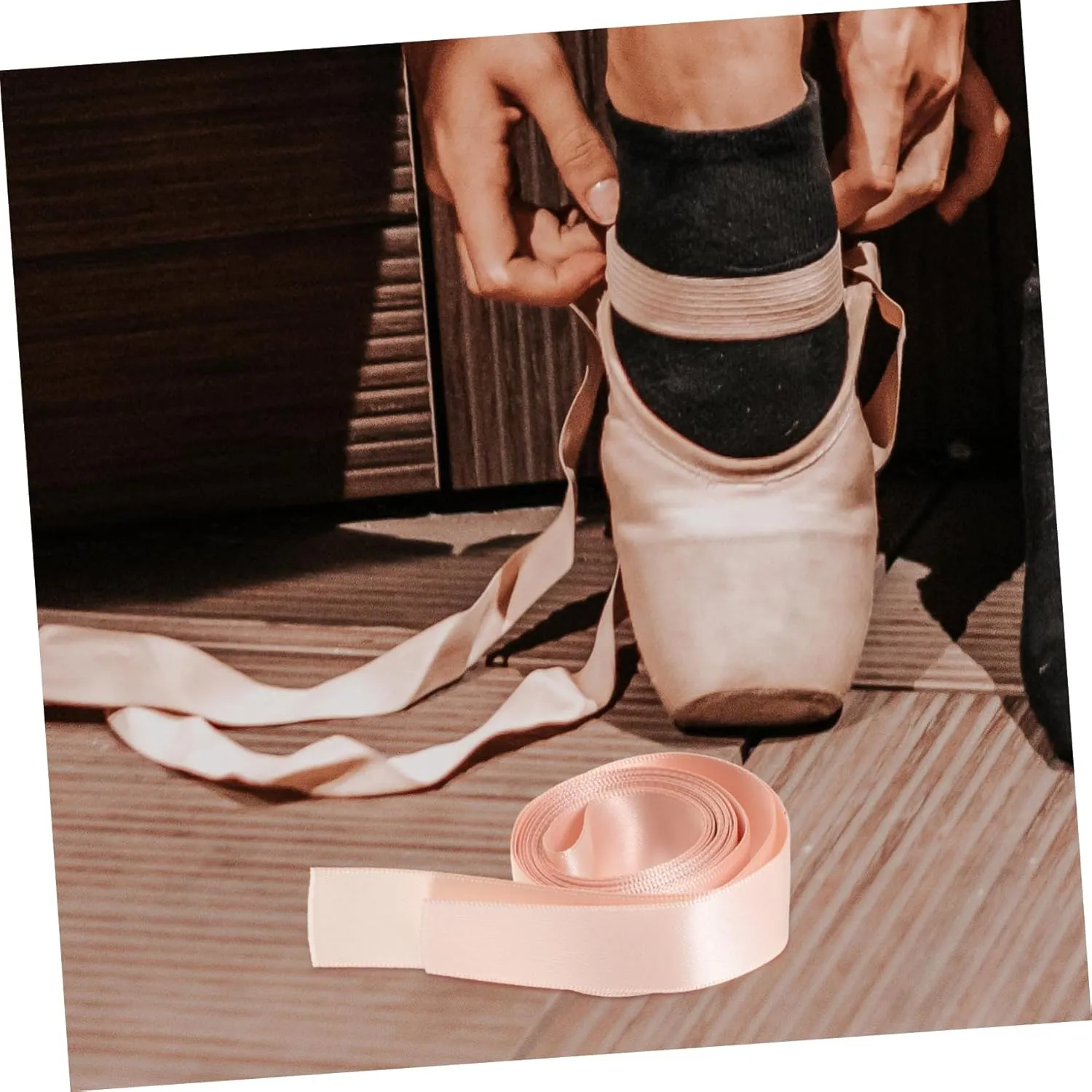 Shoes Ribbon Dance Ribbons Laces Colored Ballet Ribbon Women Toe Materials Ballet Shoe Ribbon Ballet