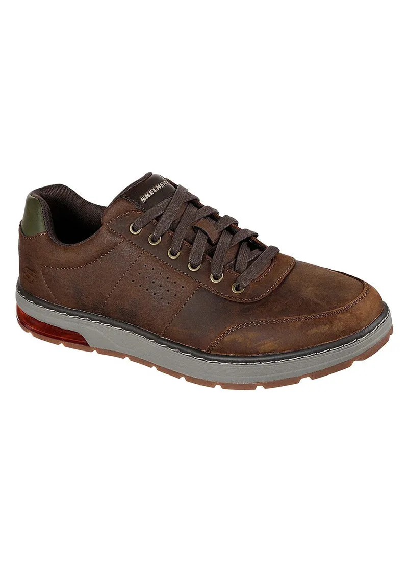 Skechers Mens Evenston Fanton Dark Brown