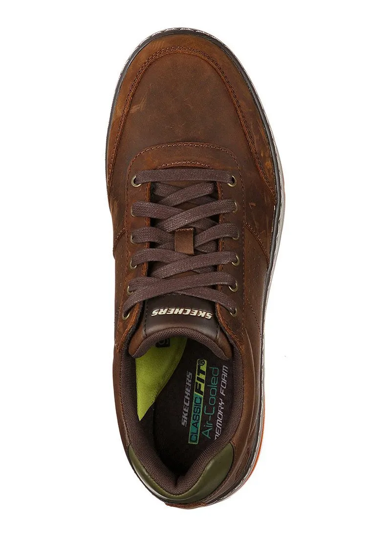 Skechers Mens Evenston Fanton Dark Brown